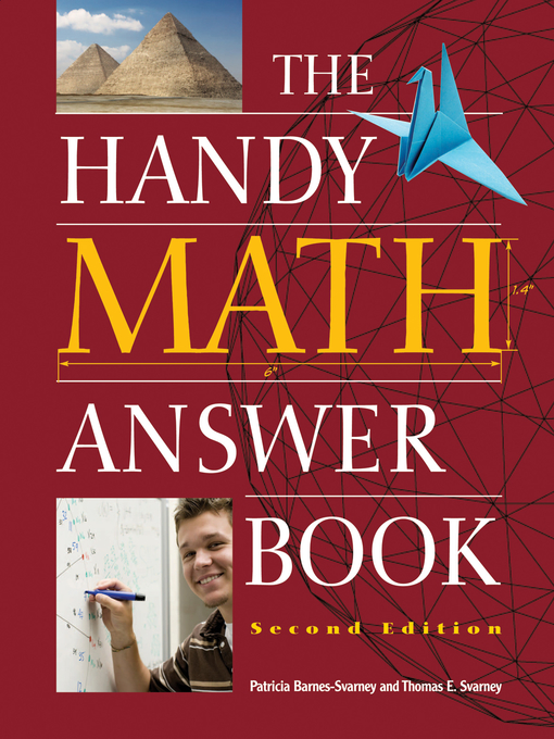 Title details for The Handy Math Answer Book by Patricia Barnes-Svarney - Available